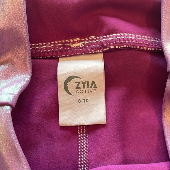 Zyia Active Light N Tight Iridescent Pink Purple Leggings 8-10 - Picture 5 of 7